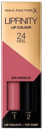 Max Factor Lipfinity Lip Colour 2-step Long Lasting lippenstift 020 Angelic Roze