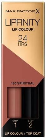Max Factor Lipfinity Lip Colour 2-step Long Lasting lippenstift 180 Spiritual Bruin
