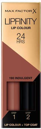 Max Factor Lipfinity Lip Colour 2-step Long Lasting lippenstift 190 Indulgent Bruin - Foto 3