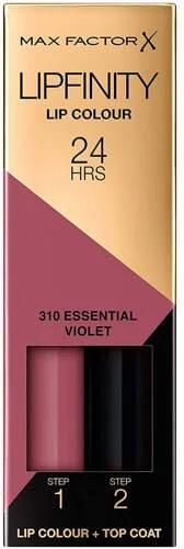 Max Factor Lipfinity Lip Colour 2-step Long Lasting lippenstift 310 Essential Violet