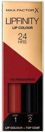Max Factor Lipfinity Lip Colour lippenstift Passionate 110 - Foto 3