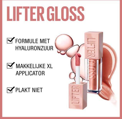 Maybelline New York Lifter Gloss Lipgloss 5 Petal Roze - Foto 2