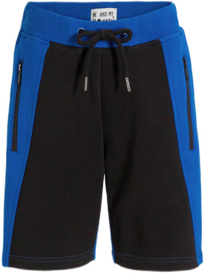 Me & My Monkey short Moos blauw zwart Korte broek Jongens Sweat Meerkleurig 128