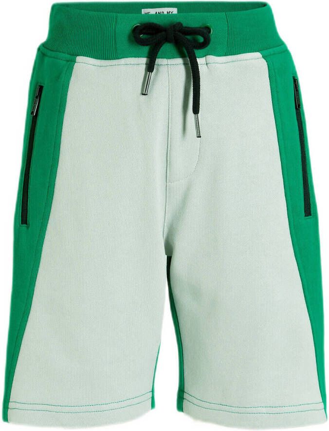 Me & My Monkey short Moos groen ecru Korte broek Jongens Sweat Meerkleurig 116