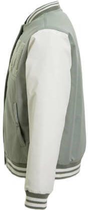 Me & My Monkey baseball jacket Parel met logo lichtgroen Jas Meisjes Polyester Ronde hals 104 - Foto 3