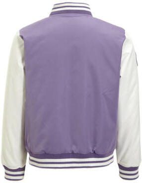 Me & My Monkey baseball jacket Parel met logo paars Jas Meisjes Polyester Ronde hals 164