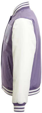 Me & My Monkey baseball jacket Parel met logo paars Jas Meisjes Polyester Ronde hals 164 - Foto 3
