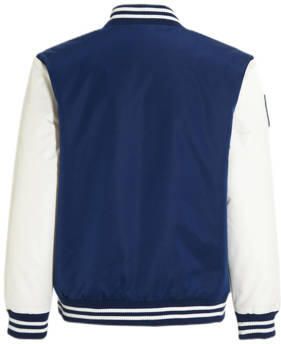 Me & My Monkey baseball jacket Paul navy Jas Blauw Jongens Polyester Ronde hals 104