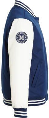 Me & My Monkey baseball jacket Paul navy Jas Blauw Jongens Polyester Ronde hals 116 - Foto 3