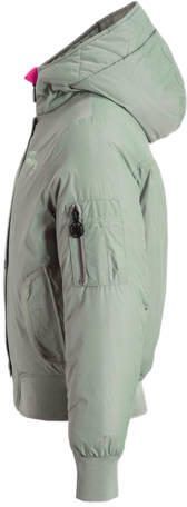 Me & My Monkey bomberjack Nena mintgroen Jas Meisjes Nylon Capuchon Effen 128 - Foto 2