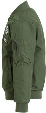 Me & My Monkey bomberjack zomer Matz met printopdruk groen Jas Jongens Polyester Ronde hals 116 - Foto 3