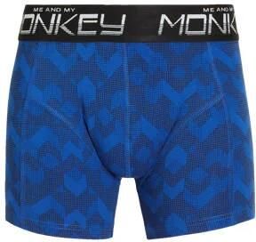 Me & My Monkey boxershort set van 2 blauw army Jongens Stretchkatoen 104 - Foto 3