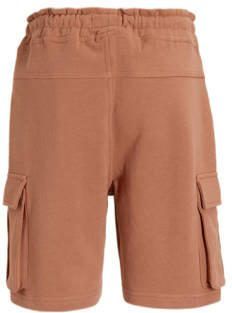 Me & My Monkey cargo short Mitchel met printopdruk bruin Korte broek Jongens Sweat 128 - Foto 2