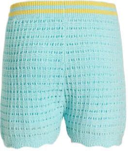 Me & My Monkey crochet short Mitzy blauw Korte broek Meisjes Acryl Effen 128 - Foto 4