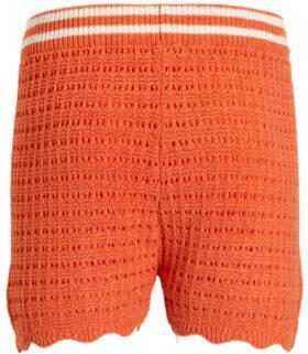 Me & My Monkey crochet short Mitzy oranje Korte broek Meisjes Acryl Effen 116 - Foto 2