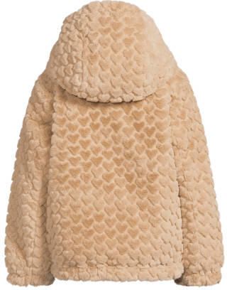 Me & My Monkey faux fur winterjas zand Beige Meisjes Imitatiebont Capuchon - Foto 6