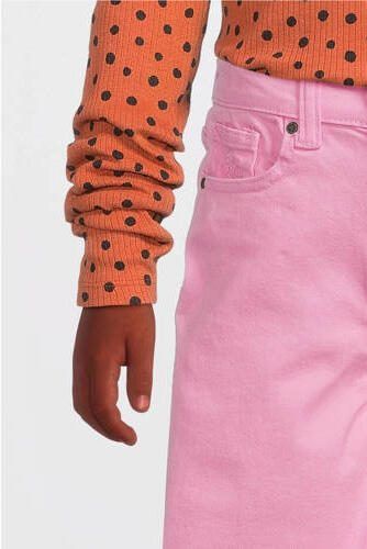 Me & My Monkey high waist wide leg jeans Macha prism pink Roze Meisjes Stretchdenim 116 - Foto 2