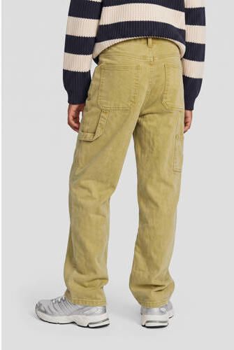 Me & My Monkey loose fit jeans olijfgroen Jongens Stretchdenim Effen - Foto 5