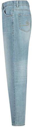 Me & My Monkey mom jeans light denim Blauw Effen 122 - Foto 4