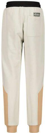 Me & My Monkey regular fit joggingbroek ecru zwart beige Jongens Katoen 116-122 - Foto 4