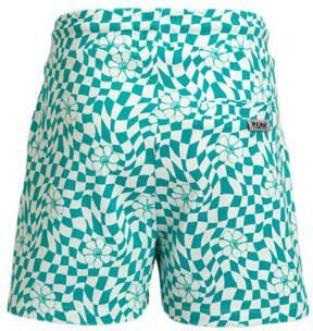 Me & My Monkey short Maggy met all over print blauw wit Korte broek Meisjes Sweat 104 - Foto 2