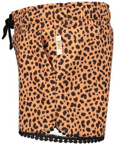 Me & My Monkey short met all over print oranje zwart Korte broek Meisjes Sweat 164-170 - Foto 2