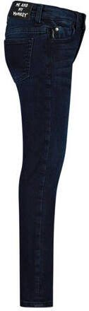 Me & My Monkey skinny jeans dark denim Blauw Jongens Stretchdenim Effen 176 - Foto 4