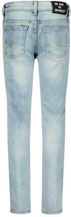 Me & My Monkey skinny jeans light denim Blauw Jongens Stretchdenim Effen 110 - Foto 2