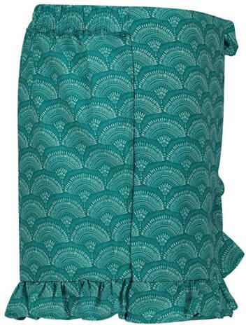 Me & My Monkey skort met ruches groen Rok Meisjes Polyester All over print 104-110 - Foto 4