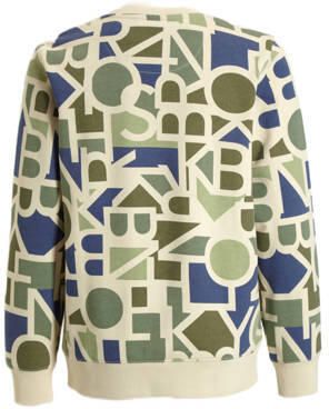 Me & My Monkey sweater Peek blauw Trui Multi Jongens Katoen Ronde hals 110 116