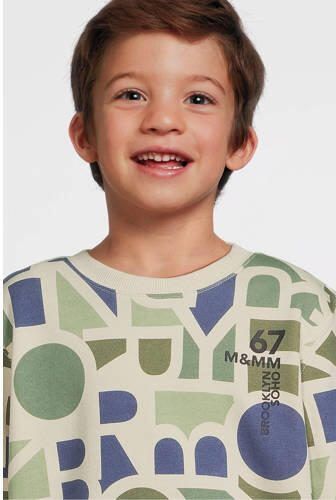 Me & My Monkey sweater Peek blauw Trui Multi Jongens Katoen Ronde hals 110 116 - Foto 2