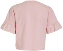 Me & My Monkey T-shirt Maartje met printopdruk roze Meisjes Stretchkatoen Ronde hals 116 - Foto 2