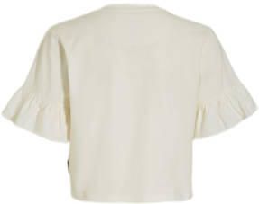 Me & My Monkey T-shirt Maartje met printopdruk wit Meisjes Stretchkatoen Ronde hals 104 - Foto 4