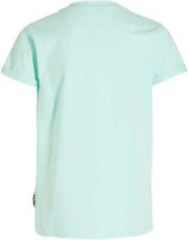 Me & My Monkey T-shirt Marin met printopdruk blauw Meisjes Stretchkatoen Ronde hals 104 - Foto 2