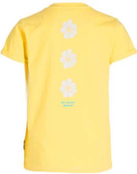 Me & My Monkey T-shirt Marit met printopdruk geel Meisjes Stretchkatoen Ronde hals 116 - Foto 2