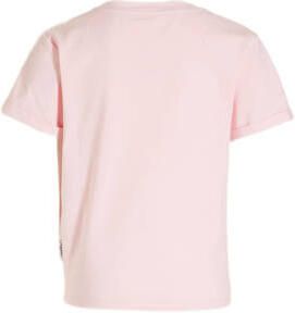 Me & My Monkey T-shirt Marjella met printopdruk roze Meisjes Stretchkatoen Ronde hals 104 - Foto 2