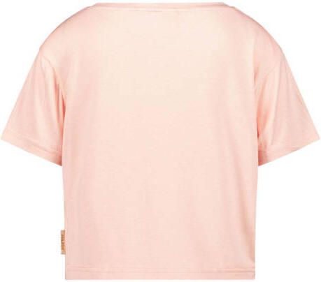 Me & My Monkey T-shirt met printopdruk lichtroze Meisjes Viscose Ronde hals 140-146 - Foto 2