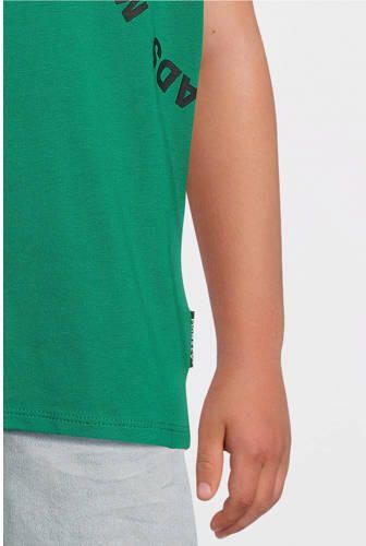 Me & My Monkey T-shirt Milan met printopdruk groen Jongens Katoen Ronde hals 104 - Foto 2