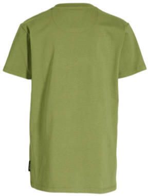 Me & My Monkey T-shirt Mozes met printopdruk groen Jongens Katoen Ronde hals 116 - Foto 2