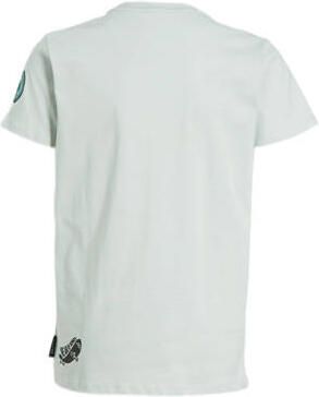 Me & My Monkey T-shirt Mylo met printopdruk ecru Jongens Katoen Ronde hals 104 - Foto 2