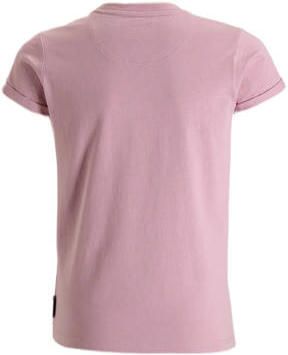 Me & My Monkey T-shirt Pakize met printopdruk lichtroze Meisjes Katoen Ronde hals 110 116