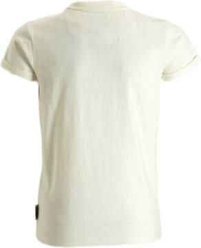 Me & My Monkey T-shirt Pakize met printopdruk wit Meisjes Katoen Ronde hals 110 116