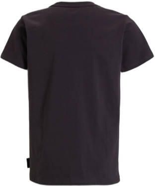 Me & My Monkey T-shirt Parsi met printopdruk donkergrijs Jongens Katoen Ronde hals 110 116