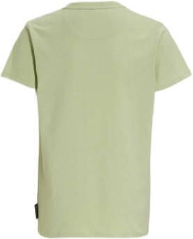 Me & My Monkey T-shirt Pete met printopdruk groen Jongens Katoen Ronde hals 122 128