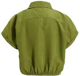 Me & My Monkey top Phize groen Meisjes Polyester Klassieke kraag Effen 104