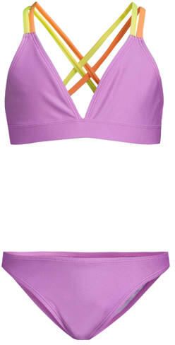 Me & My Monkey triangel bikini paars Meisjes Polyester Effen