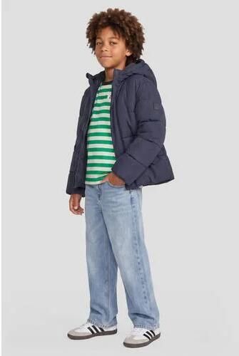 Me & My Monkey winter pufferjas donkerblauw Jongens Polyester Capuchon - Foto 2
