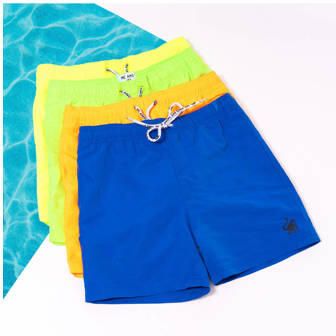 Me & My Monkey zwemshort neon geel Jongens Polyester Effen 104 - Foto 2