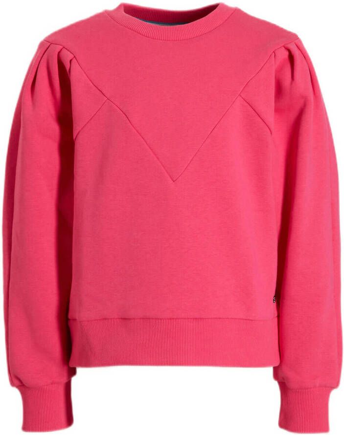 Me & My Monkey sweater Mirthe roze Effen 116 | Sweater van