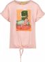 Me & My Monkey T-shirt met printopdruk lichtroze Meisjes Katoen Ronde hals 116 - Thumbnail 1